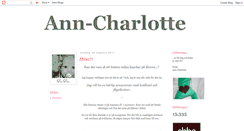 Desktop Screenshot of ann-charlotteb.blogspot.com