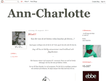 Tablet Screenshot of ann-charlotteb.blogspot.com