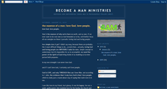 Desktop Screenshot of becomeamanministries.blogspot.com