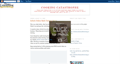 Desktop Screenshot of cookingcatastrophe.blogspot.com