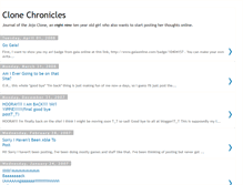 Tablet Screenshot of clonechronicles.blogspot.com