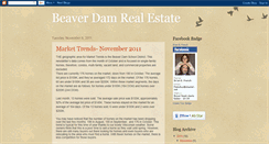 Desktop Screenshot of beaverdamrealestate.blogspot.com