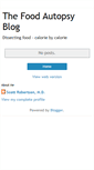 Mobile Screenshot of foodautopsy.blogspot.com