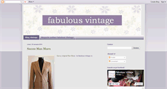 Desktop Screenshot of fabulous-vintage.blogspot.com