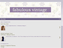 Tablet Screenshot of fabulous-vintage.blogspot.com