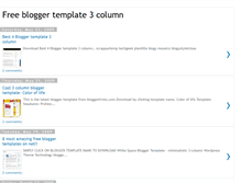 Tablet Screenshot of free-blogger-template3column.blogspot.com