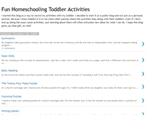 Tablet Screenshot of homeschooltoddler.blogspot.com