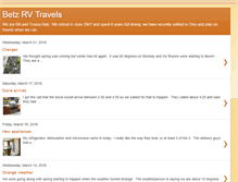 Tablet Screenshot of betzrvtravels.blogspot.com