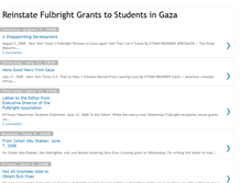 Tablet Screenshot of gazafulbright.blogspot.com