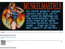 Tablet Screenshot of muskelmaedels.blogspot.com