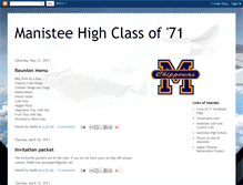 Tablet Screenshot of manisteehighclassof71.blogspot.com