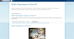 Desktop Screenshot of fringeseason3hd.blogspot.com