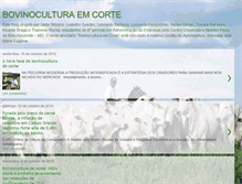 Tablet Screenshot of bovinoculturaemcorte.blogspot.com