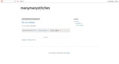 Desktop Screenshot of manymanystitches.blogspot.com