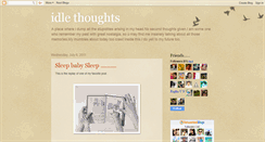 Desktop Screenshot of bhavyasidlethoughts.blogspot.com