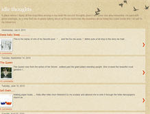 Tablet Screenshot of bhavyasidlethoughts.blogspot.com