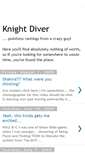 Mobile Screenshot of knightdiver.blogspot.com