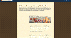 Desktop Screenshot of ladychachacha.blogspot.com
