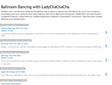 Tablet Screenshot of ladychachacha.blogspot.com