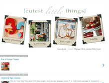 Tablet Screenshot of cutest-little-things.blogspot.com