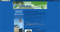 Desktop Screenshot of carlsonortho.blogspot.com