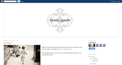 Desktop Screenshot of kristaagnewphotography.blogspot.com