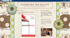 Desktop Screenshot of daydreamsandreality.blogspot.com