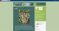 Desktop Screenshot of esquimaltcommunitygardens.blogspot.com