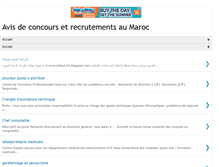 Tablet Screenshot of jobs-au-maroc.blogspot.com