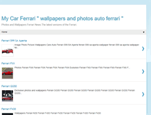 Tablet Screenshot of mycar-ferrari.blogspot.com