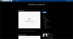 Desktop Screenshot of andressadamian.blogspot.com