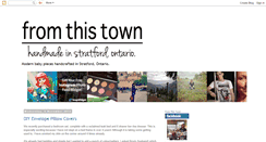 Desktop Screenshot of fromthistown.blogspot.com