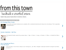 Tablet Screenshot of fromthistown.blogspot.com