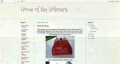 Desktop Screenshot of homeoftheholmans.blogspot.com