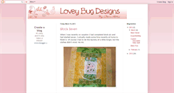 Desktop Screenshot of loveybugdesigns.blogspot.com