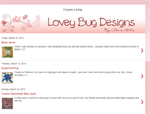 Tablet Screenshot of loveybugdesigns.blogspot.com