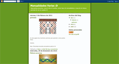 Desktop Screenshot of manualidadesvarias-naty.blogspot.com