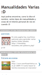 Mobile Screenshot of manualidadesvarias-naty.blogspot.com