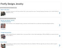 Tablet Screenshot of fireflydesignsjewelry.blogspot.com