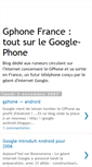 Mobile Screenshot of gphone-france.blogspot.com