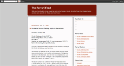 Desktop Screenshot of ferrarifeed.blogspot.com