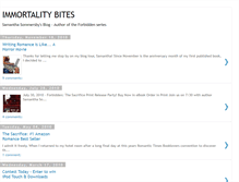 Tablet Screenshot of immortalitybites.blogspot.com