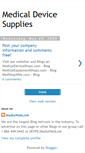 Mobile Screenshot of medicaldevicesupplies.blogspot.com