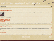 Tablet Screenshot of defendiendocanalonce.blogspot.com
