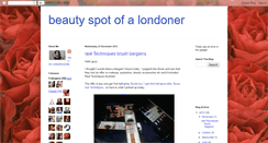 Desktop Screenshot of beautyspotofalondoner.blogspot.com