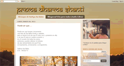 Desktop Screenshot of prema-dharma-shanti.blogspot.com