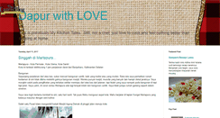 Desktop Screenshot of icookwithlove.blogspot.com