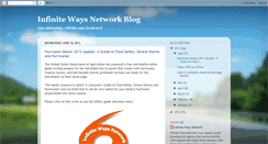 Desktop Screenshot of infinitewaysnetwork.blogspot.com