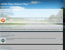 Tablet Screenshot of infinitewaysnetwork.blogspot.com