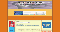 Desktop Screenshot of keystoteachingsuccess.blogspot.com